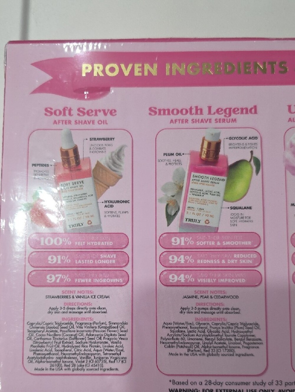 TRULY Pink Skincare Gift Set with Gold Accents - Picture 2 of 3
